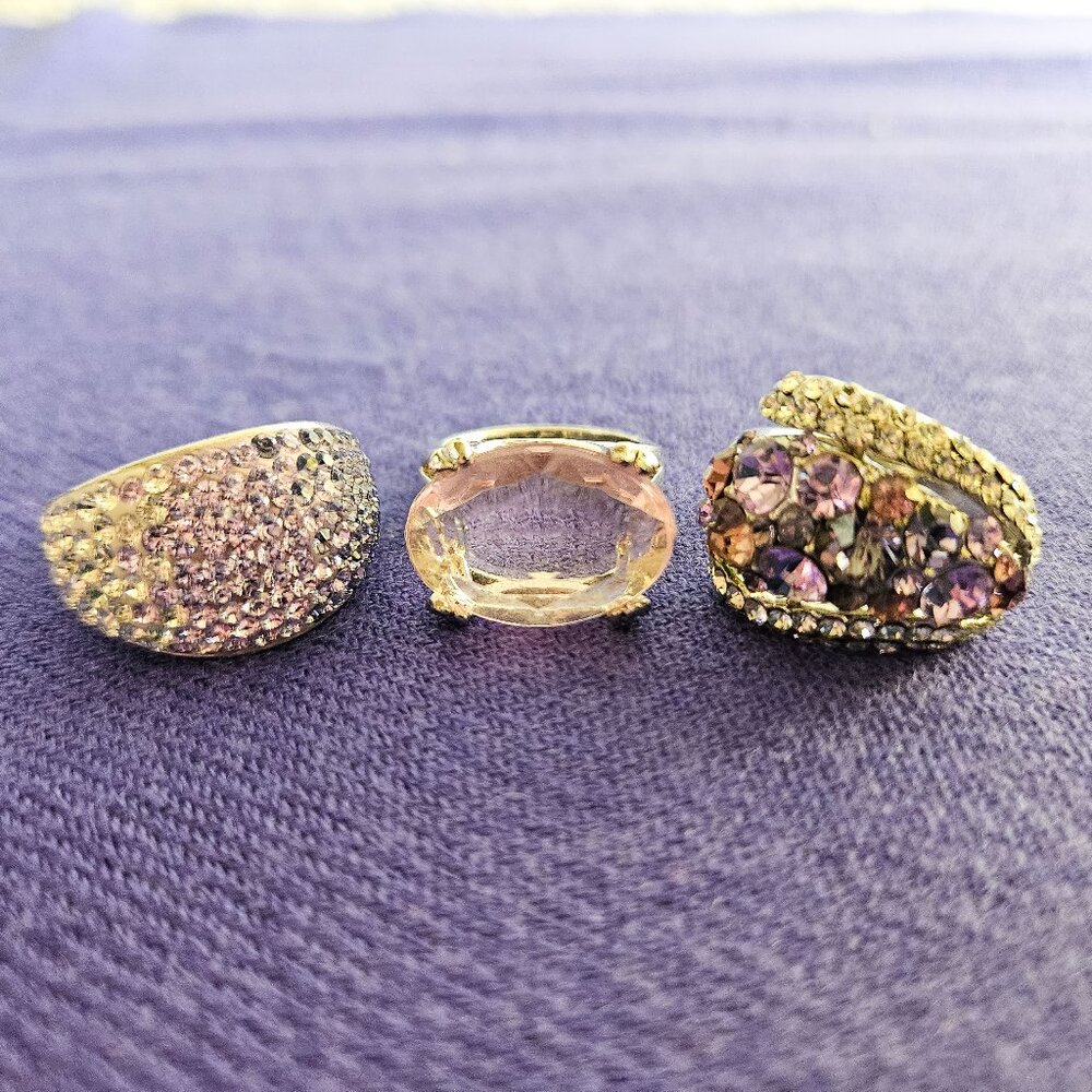 Ring Lot (3) Various sizes